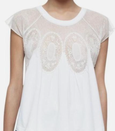 Chloe White wardrobe top