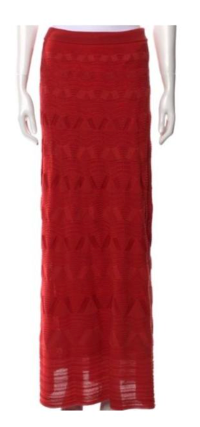 Missoni Red long skirt
